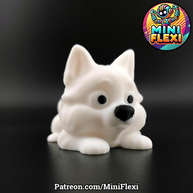 Mini Flexi Samoyed Dog - No Support