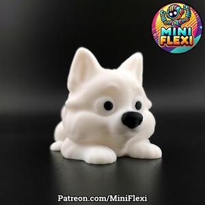 Mini Flexi Samoyed Dog - No Support