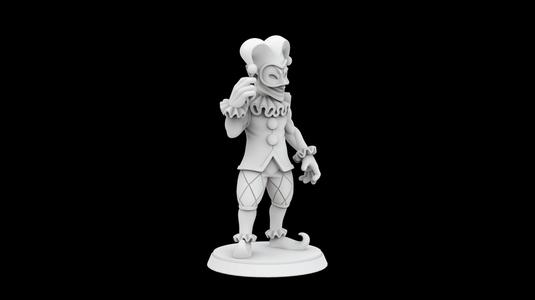 Masked Harlequin Imp 3D Print Model
