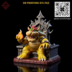 Bowser on Throne