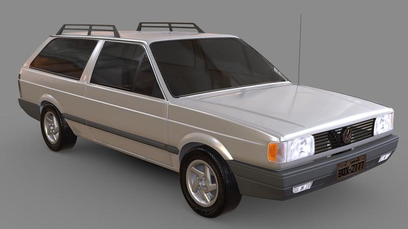 Volkswagen Parati AP Turbo - Assembly 3D Model with Instructions (Printable)