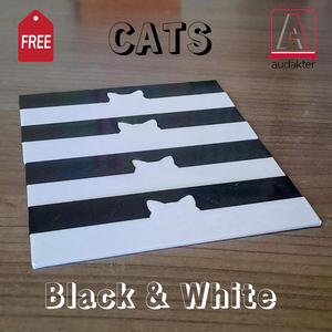 FREE Design - Gaby - Black and White cats