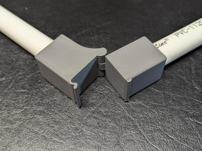 Hinged Connector For 1/2" PVC Pipe