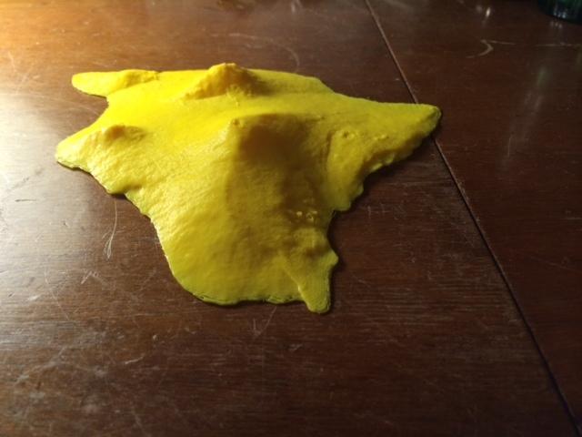 Model of The Big Island, Hawaii