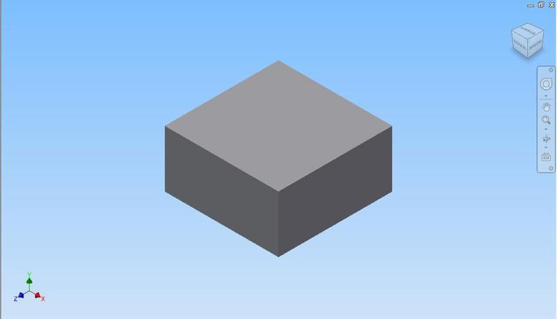 Calibration cube, cubo de calibracion 20 x 20 x 10 mm