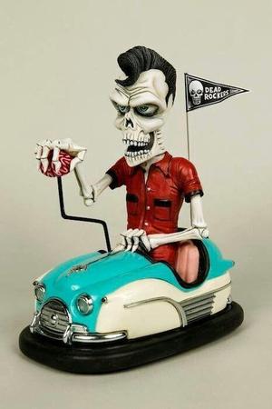 Rockabilly Skeleton Bumper Car