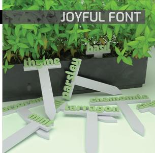 Herb Labels - Joyful Font
