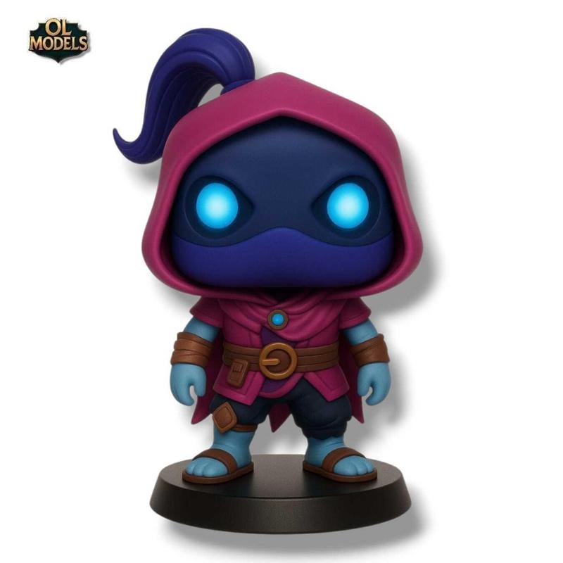Jax Chibi Figure League of Legends 3D Model