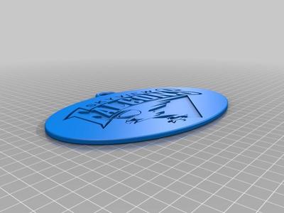 "Skyview Falcons" keychain 3D-logo