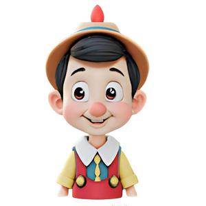 Curious Pinocchio Bust