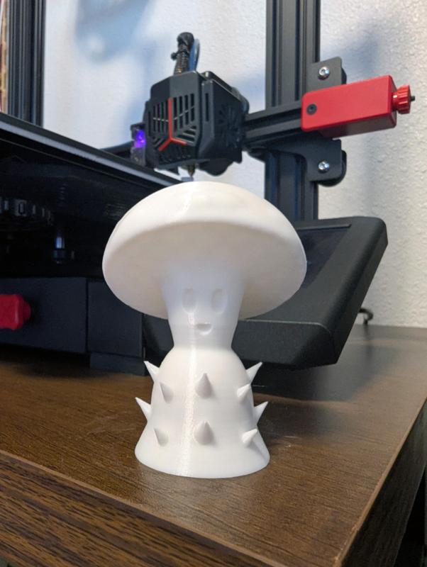 FREE - Cute Spiked Mushroom