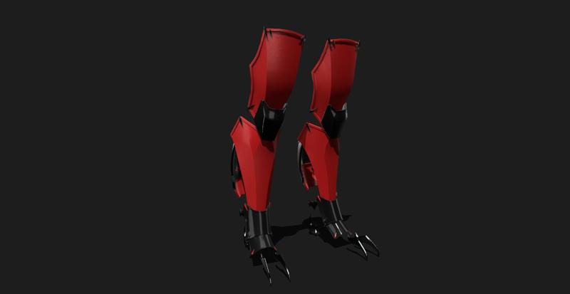 gotham knights redhood talon leg armor