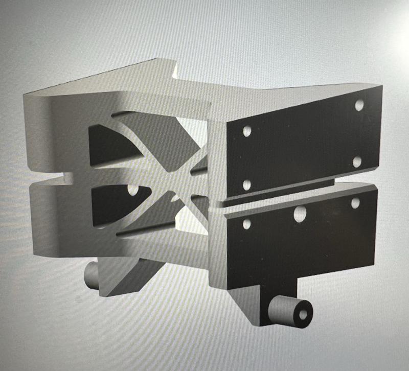 Double frame connecter back for axle point for 1/14 truck frames