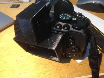 Display sunshade for Nikon D5600 and probably D5500