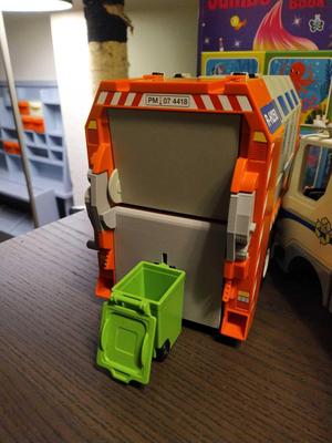 playmobil compatible hatch for garbage trucks