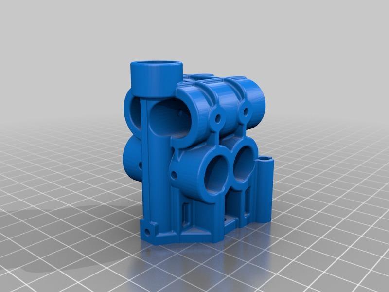 Wanhao D6 BOWDEN TUBE GANTRY for E3d Pushin Type (UNTESTED!)