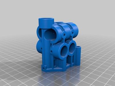 Wanhao D6 BOWDEN TUBE GANTRY for E3d Pushin Type (UNTESTED!)