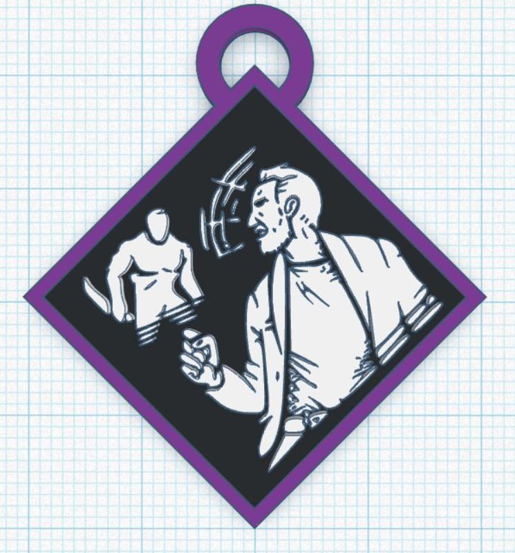 Keychain Dead By Daylight - Scene Partner