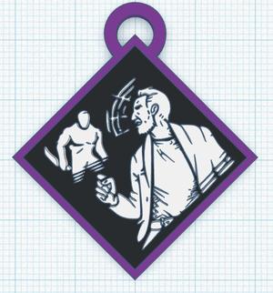 Keychain Dead By Daylight - Scene Partner