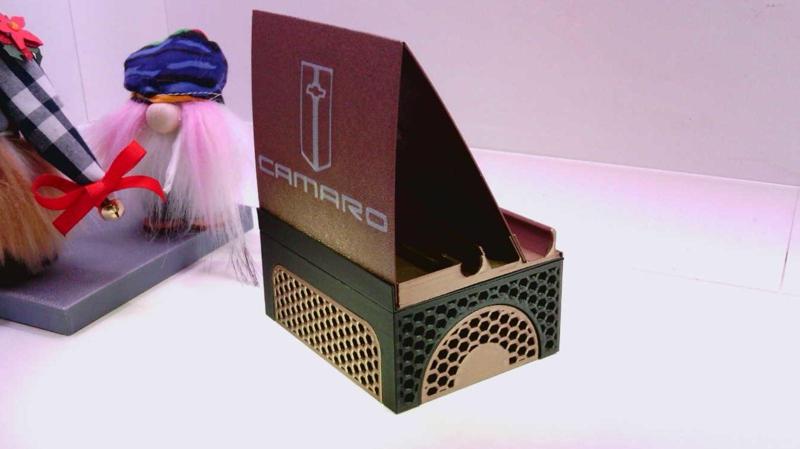 Custom Phone Stand - Chev Camaro F Bowtie R