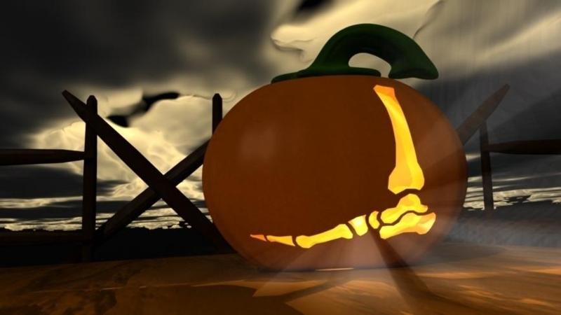 Throwie Pumpkin Jack O'lantern