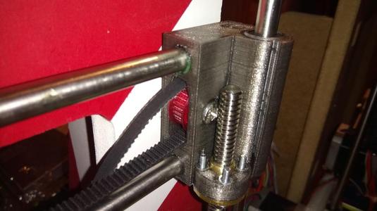 Customizable X-End Upgrade Kit for Prusa i3 / Itopie for trapezoidal lead screws