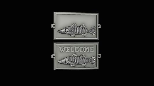 relief 1 fish black snook / robalo / Centropomus nigrescens