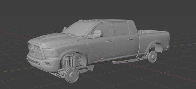 Dodge longhorn mega cab 1/16 1/24 1/64