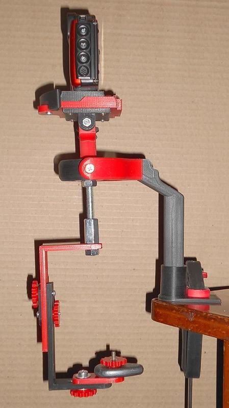 Steadicam for bearings MR105ZZ. Gimbal