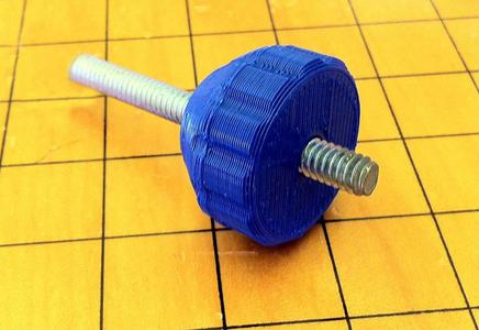 Knob with Encased Hex Nut