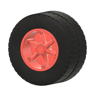 Vintage bus wheels