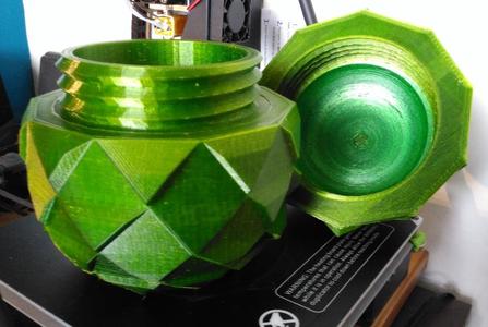 Two piece Game of Thrones Dragon Egg with revised internal space