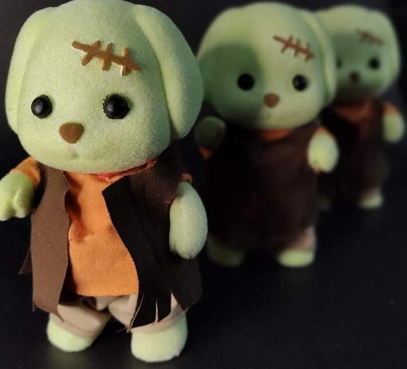 Sylvanian dog dog zombie dog frankenstein ternurin