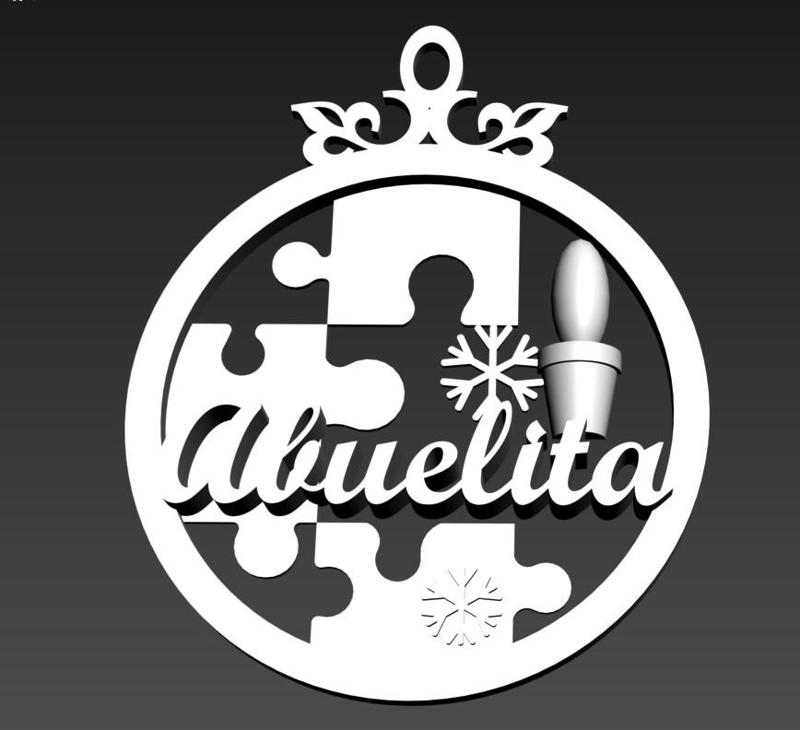 Christmas ornament (Abuelita)