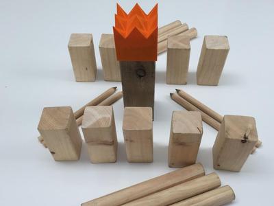 Kubb game - kings crown