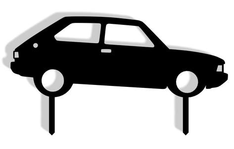 Fiat 147 cake topper - cake topper