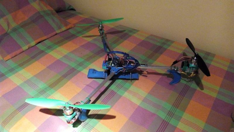 Parametric tricopter frame + tail mount + servo gimbal