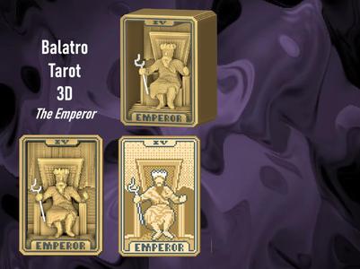 Balatro Tarot Cards 3D - Emperor