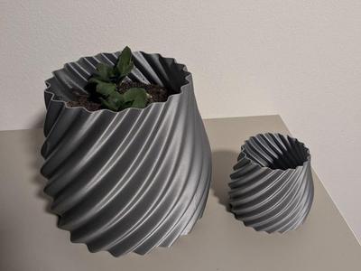 Wave Planter Vase/Pot Planter - Vase Mode