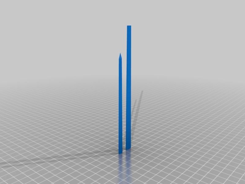 Connected blade for "Needle Arya Stark's Game of thrones sword" by Choloseg 