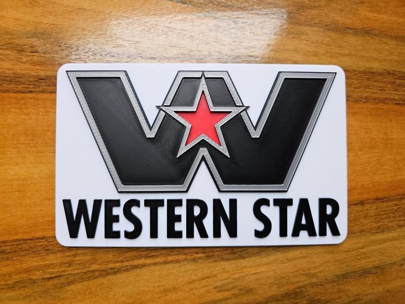 Western Star 3D Sign