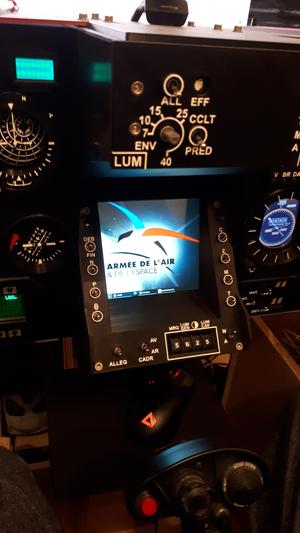 Part. VTB Cockpit Mirage 2000c 1/1 Scale for Flight Simulator