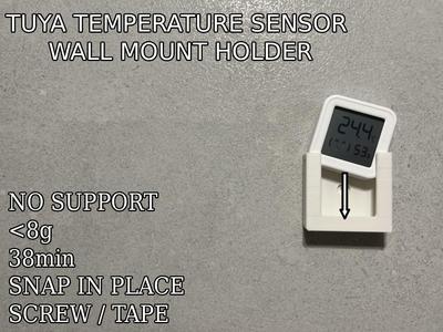 Tuya Temperature Sensor Wall Mount  (No Supports)