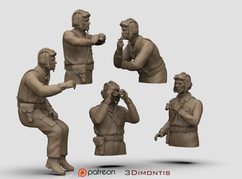 Tank Crew WW2 Russia 3D print model