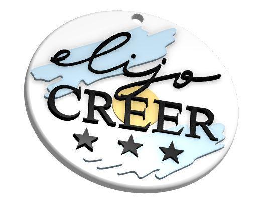 I Choose to Believe Key Ring- Argentina