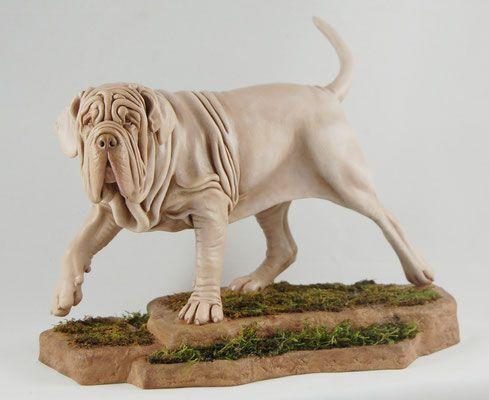 Neapolitan Mastiff sculpture