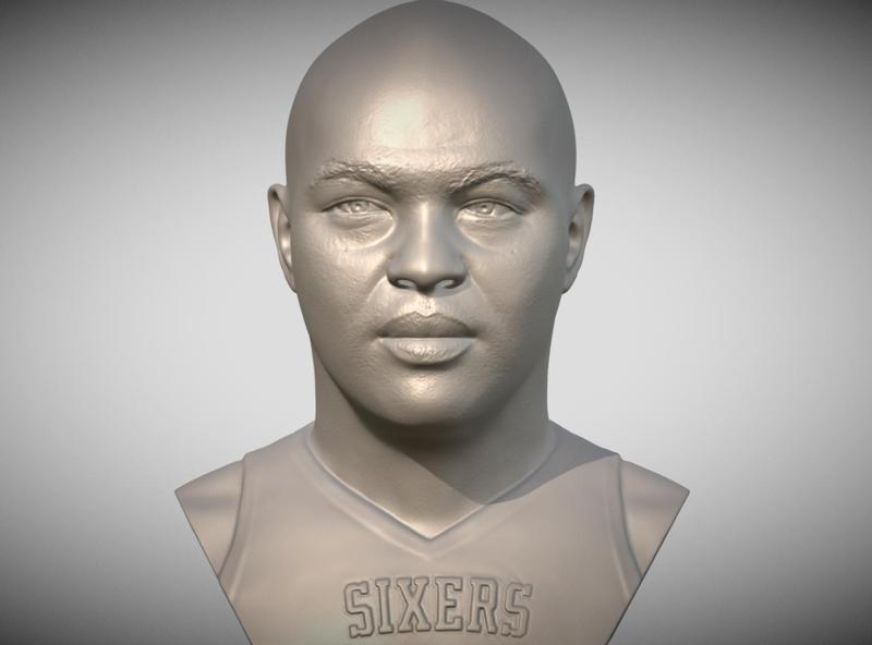 Charles Barkley bust for 3D printing