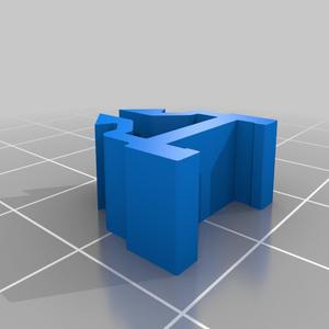 Clips for NeoPixel Stick 8 mount to Ender 3