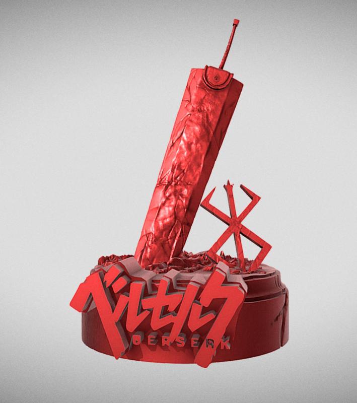 GUTS DRAGONSLAYER DIORAMA BERSERK