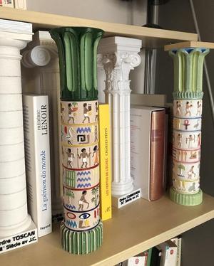 Column Egypt to paint -Column paintable Egypt